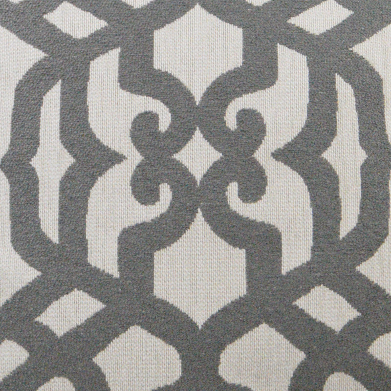 Allure Square Pillow Cover & Insert, Gray, 36" H x 36" W