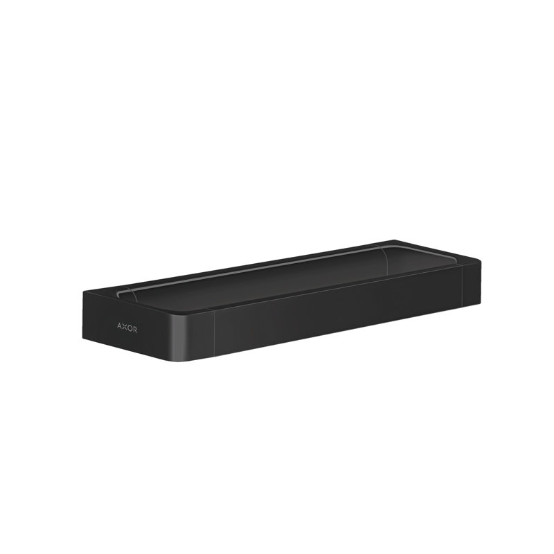 Universal Softsquare Wall Mounted Towel Bar, Matte Black