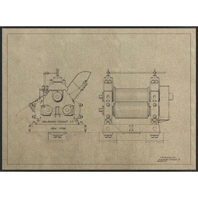 New York Industry 1 Print by Lillian August