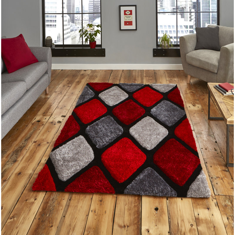 Curtisha area rug Hand Tufted Rectangle Grey, Rectangle 150 x 230cm