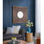 Miroir carré sculpté à motif plissé-1632172111