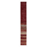 Vintage Zeki Müren Extra-Long Runner In Red With Colorful Stripes - Rug & Kilim