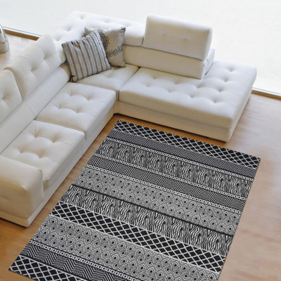 Gunsten Hand Woven Grey Indoor Rug