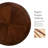 Jeremie Round Solid Wood Base Dining Table