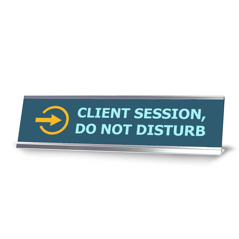 Enseigne client, ne pas déranger