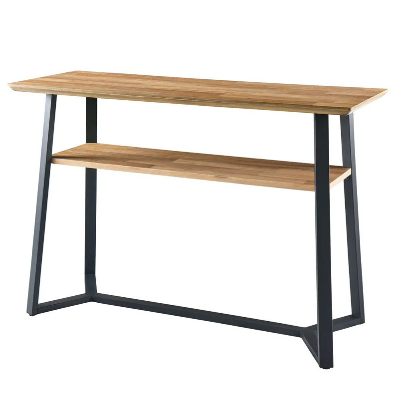 Table basse à 2 niveaux avec tablette
