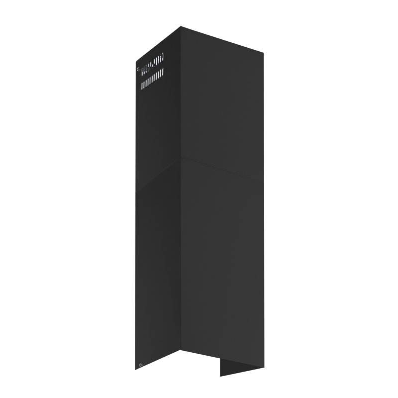 Winflo Range Hood Chimney Extension, Black