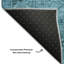 Tapis bleu kiyondrea lavable à la machine de qualité supérieure-1390928941