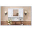Armoire à pharmacie murale 35 po x 28 po avec miroir et tablettes ouvertes, solution de rangement moderne pour la maison-696440442