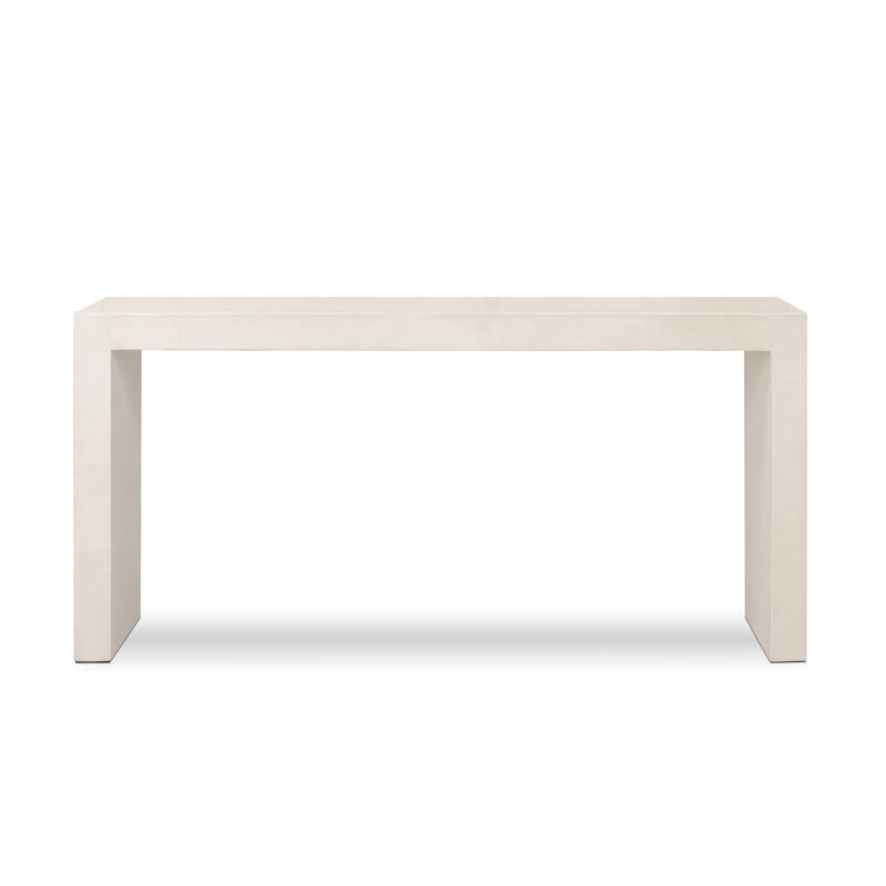 Parish Outdoor Buffet & Console Table, White Concrete