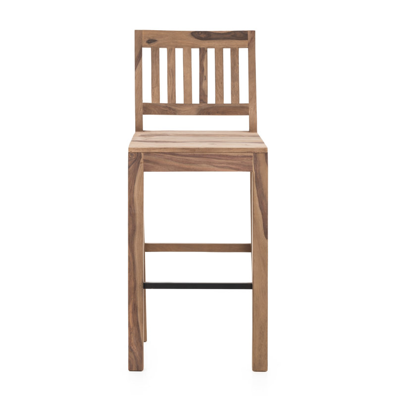 Pisani Solid Wood Counter Stool