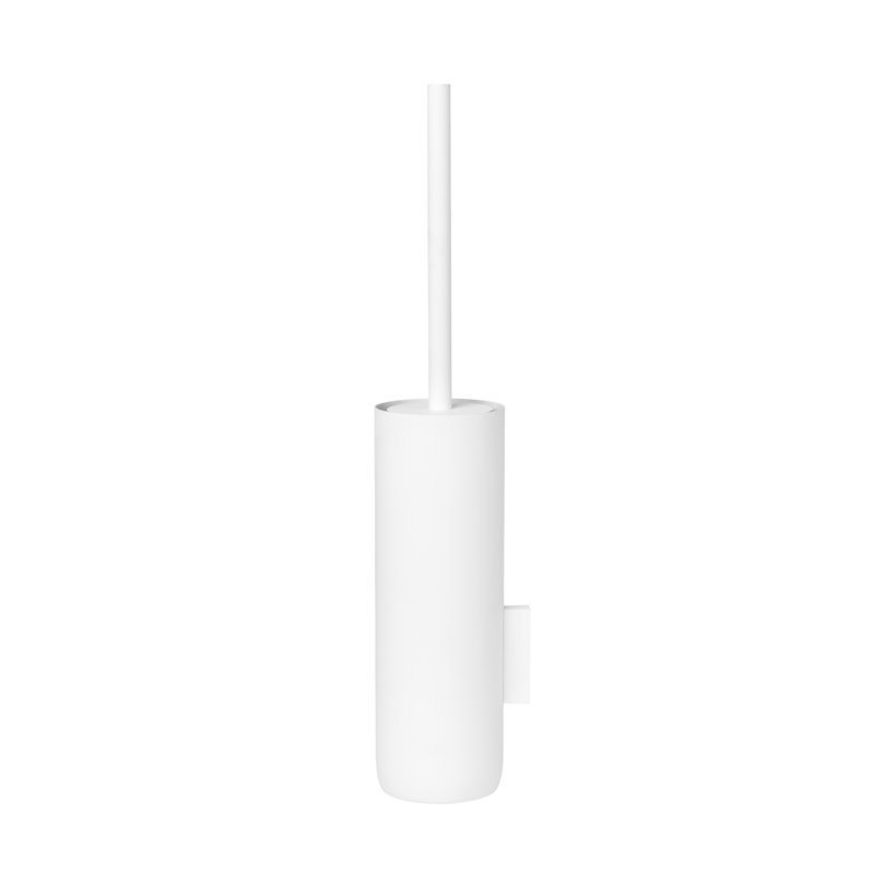 MODO 19.29" Toilet Brush and Holder - Wall Mounted, White