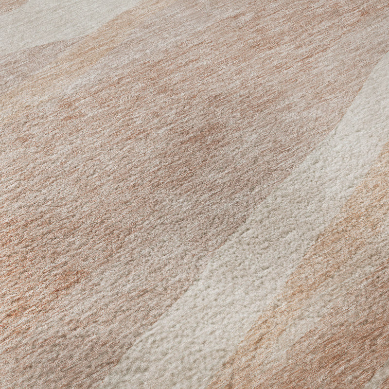 Premium Machine Washable Wayne AMF1099 Swirls Rug, Rectangle 2 pi 6 po x 3 pi 10 po