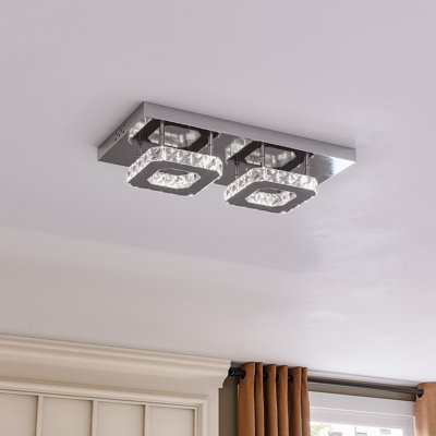 Madisen Glass LED Flush Mount