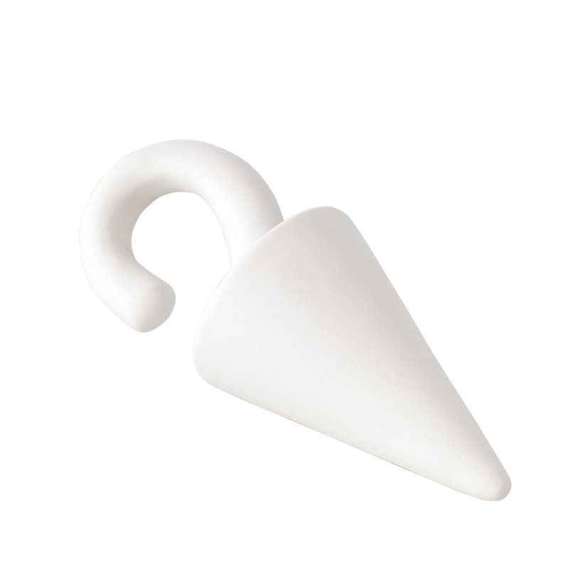 Cone Drop-Matte White
