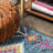 Bethlehem Tribal Love Geometric Dark Blue/Multi Rug-2017744056