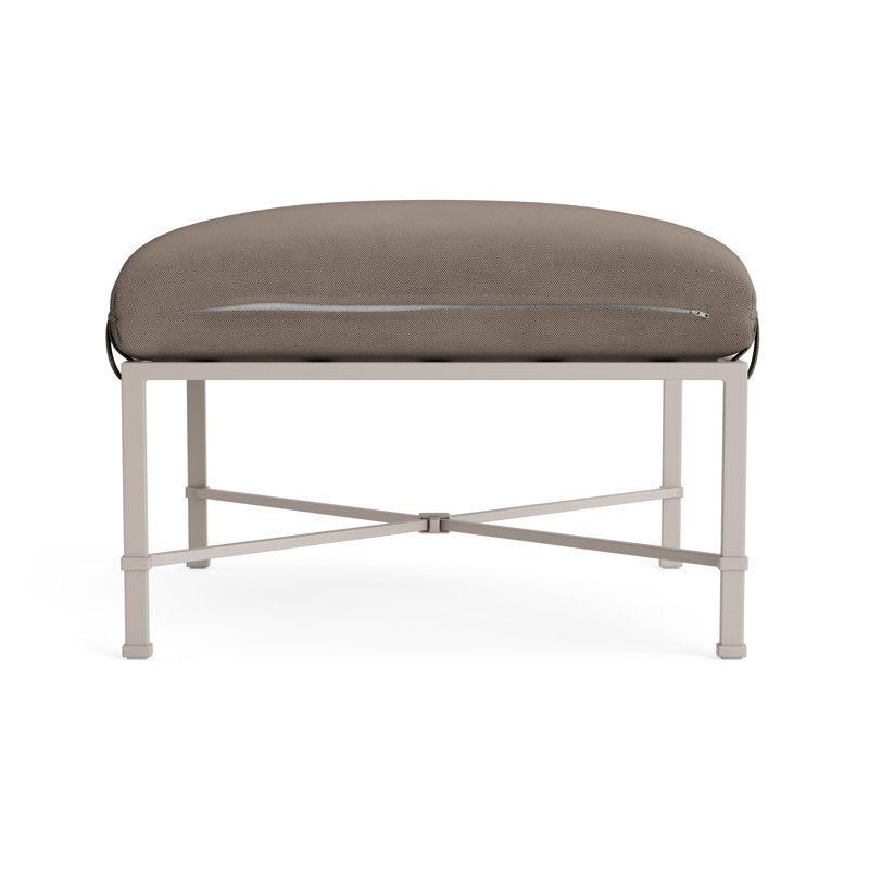 Venetian Outdoor Ottoman, Fushion Dove, Dove Smooth