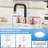 2-handle Bathroom Faucet with Drain Assembly-93332559