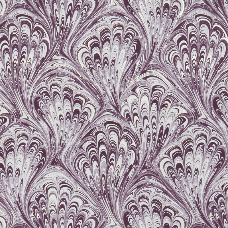 Botanica 10.05m x 52cm Metallic Wallpaper Roll, Amethyst/Gilver