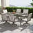 Leigh 6 - Person Patio Dining Set with Rectangular Table , Cushions Included
