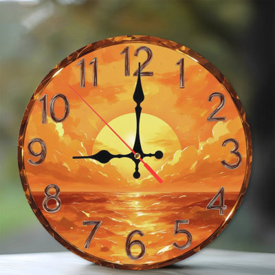 Horloge coucher de soleil