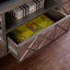 Meuble télé en bois avec tiroir et armoire