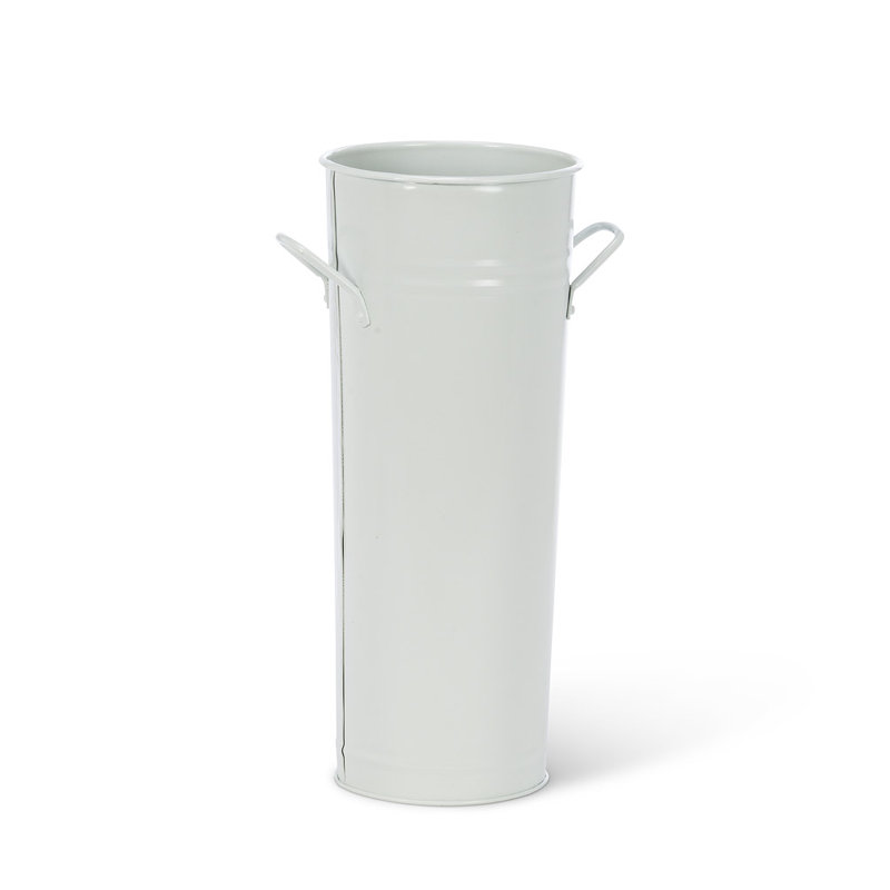 Seau en métal, Blanc