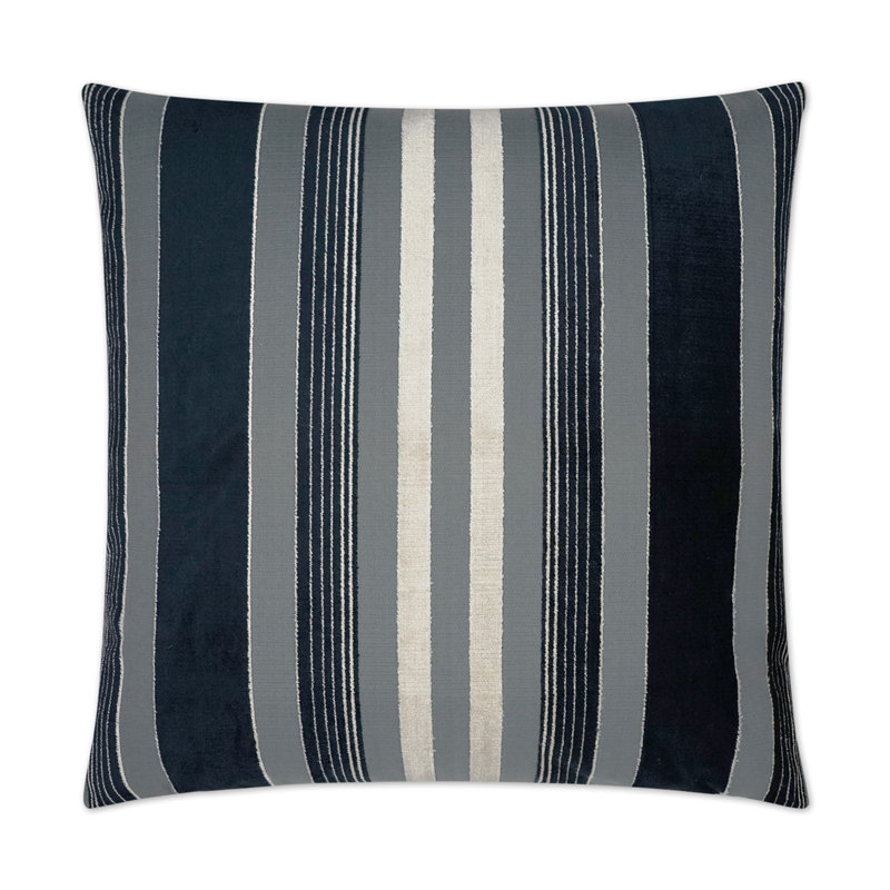 Cayman Pillow Cover & Insert, Domino Striped, Square 20"
