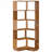 Industrial‑Style 90° Right‑Angle Freestanding Corner Book Shelf, 6‑Tier Storage Rack, Anti‑Drop Panels, Heavy‑Duty 60LB‑Capacity Shelves for Living Room Bedroom Office-1768785912