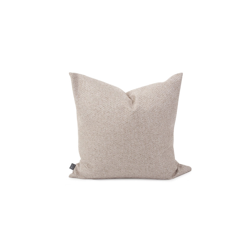Coussin décoratif, 24 po x 24 po, Sable, Duvet