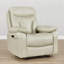 Fauteuil inclinable électrique à deux moteurs l 35,8 po en cuir végétalien avec appui-tête électrique-1915673022