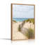 Ensemble de 1 tableau sur toile représentant un chemin de plage-129057832-129057834