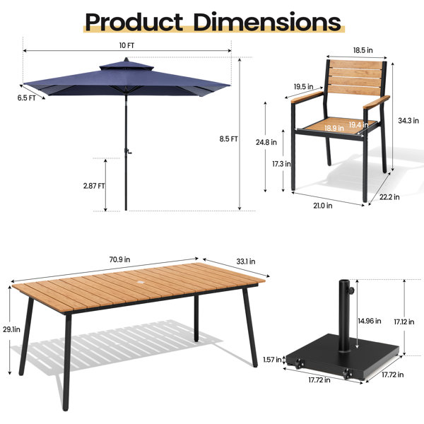 Dimensions du produit