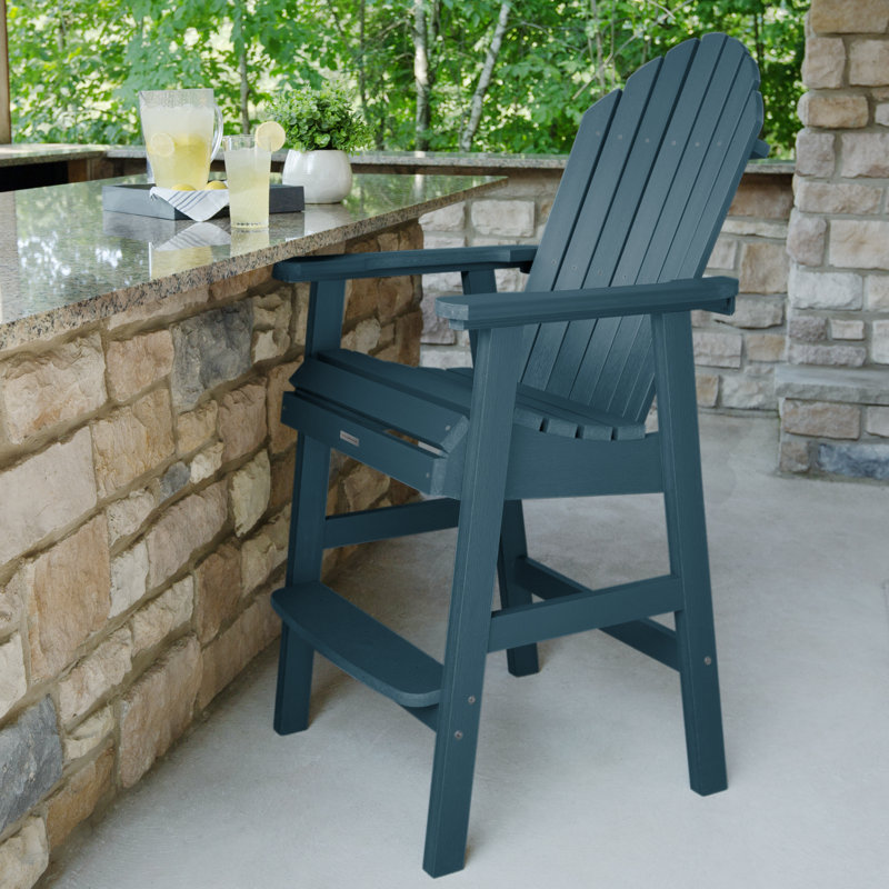 Tabouret de bar 29,25 po Caicos, Bleu clair