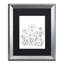 « simple fleur doodle », impression sur toile encadrée-19607715-19607713-70582985