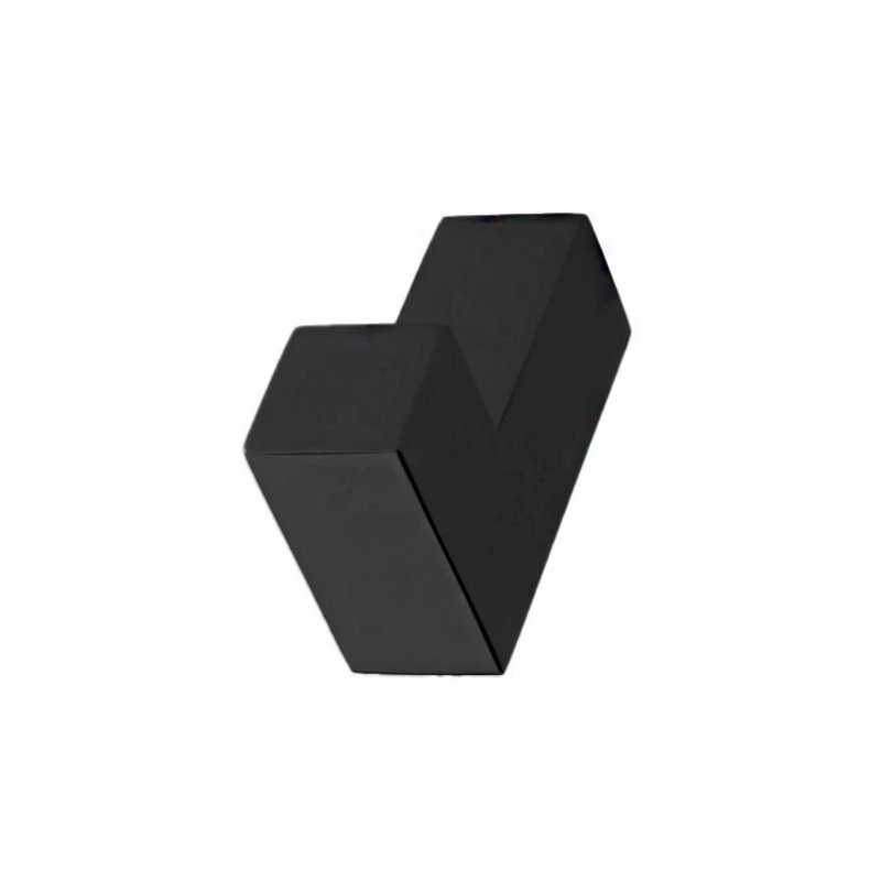 Wall Mounted Towel Hook, Satin Black