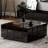 Attikus Mirrored Coffee Table Gray