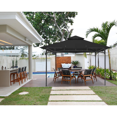 Steel Patio Gazebo The Soft Roof Gazebos