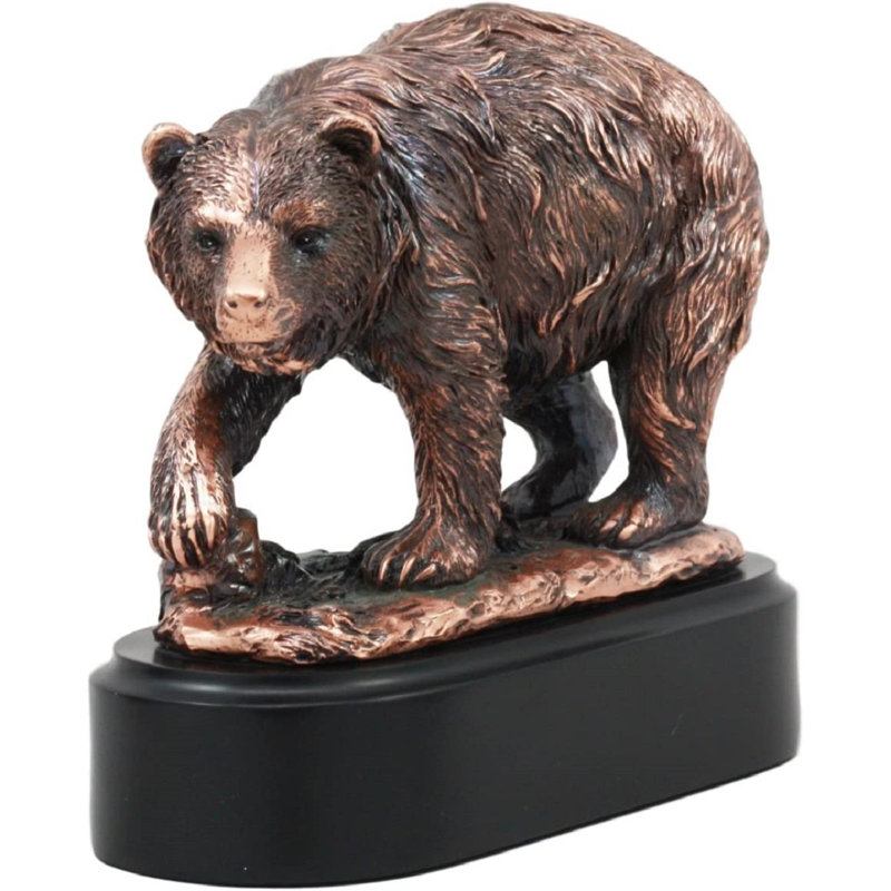 Figurine Dicie Pawing Grizzly Bear