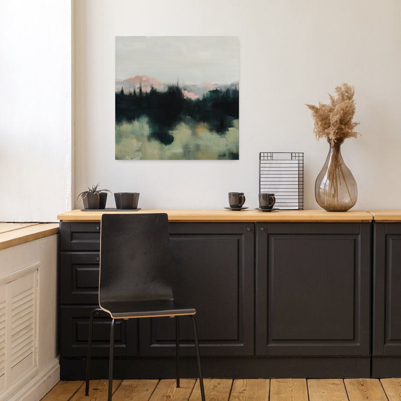 Contemporary Art Abstract Contemporary Landscape Nature Art by Maggie Sackmann - Wrapped Canvas Print