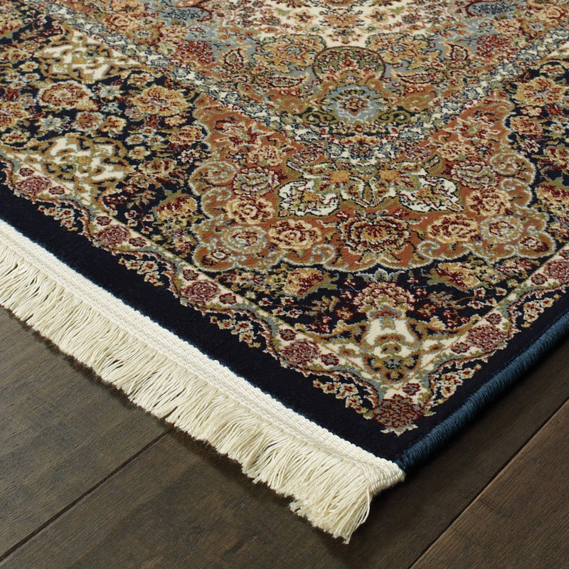 Knepp Oriental Indoor Rug, Rectangle 3'10" x 5'5"
