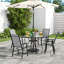 Elijiah 4 - Person Patio Dining Set with Round Table-746259097-746259096