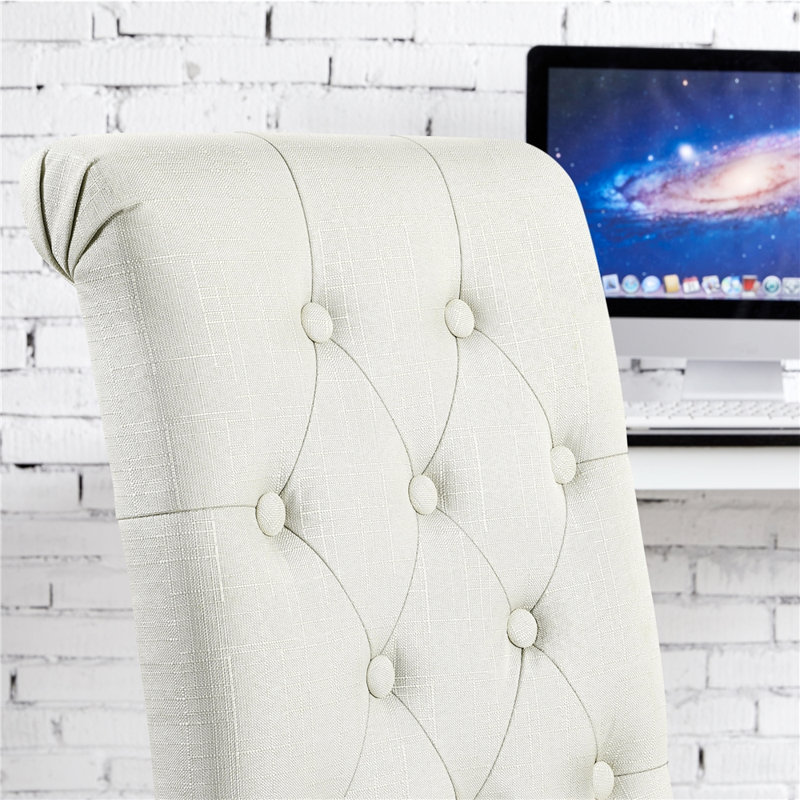  Upholstered Dining Chair, Beige