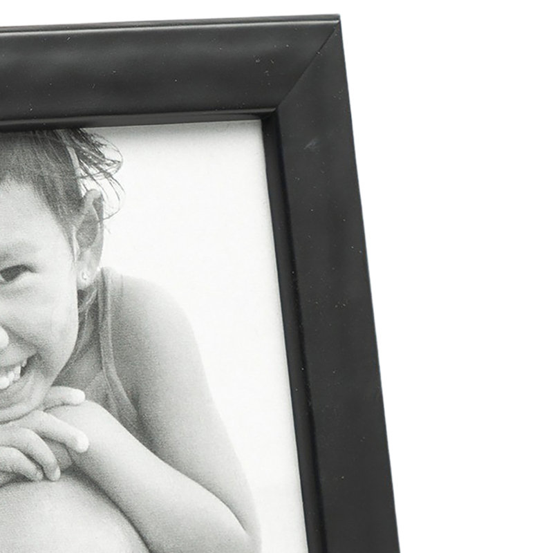 Cadre photo simple en bois, 8 po x 10 po, Noir