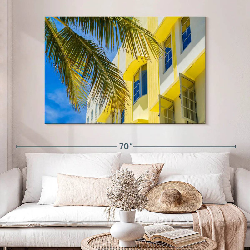 Lilie Miami Art Deco, 34" H x 51" W