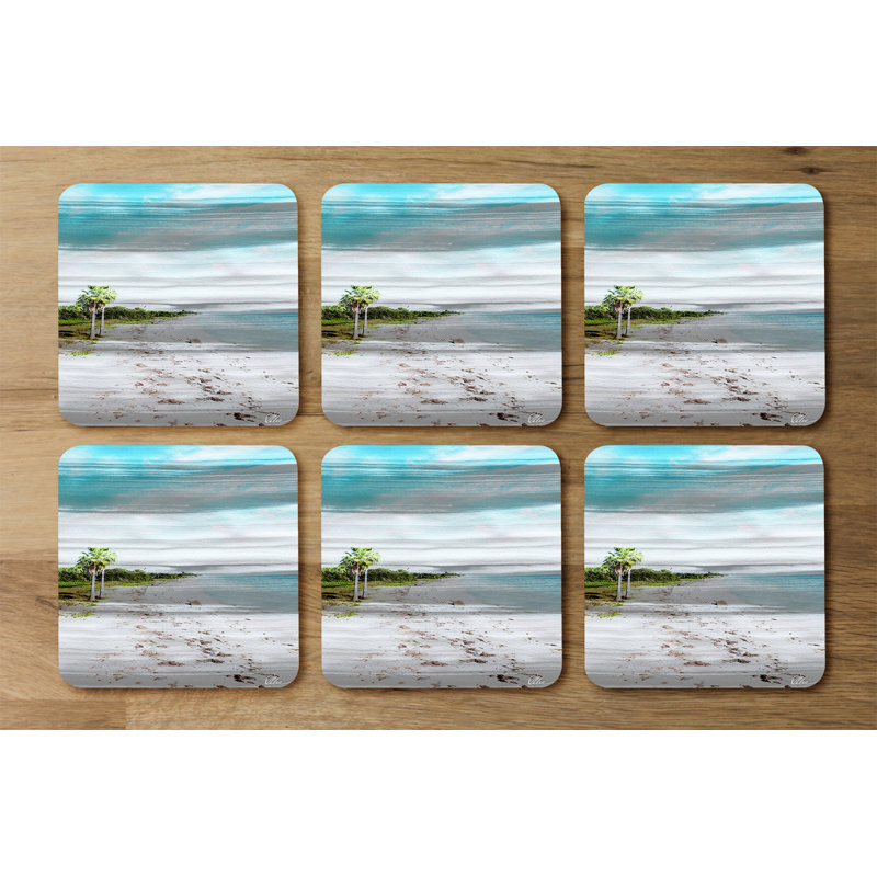 Square 6 Piece Coaster Set