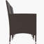 Ensemble de 2 fauteuils de jardin empilables, pour terrasse, jardin ou pelouse.