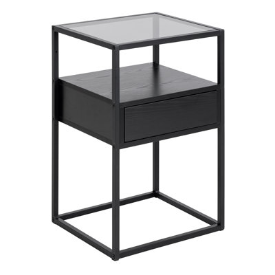 Alhareth 40cm W Plywood / Laminate Board Bedside Table