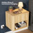 16 Inches Wide Floating Nightstand - 1 Drawer, 1 Shelf - Set Of 2-1279781982