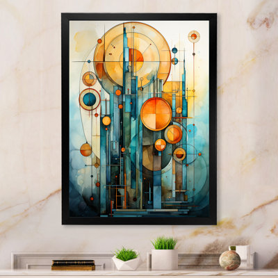 " Celestial Geometry Building " Print